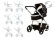 Детская коляска 2 в 1 Ramili Baby Lite